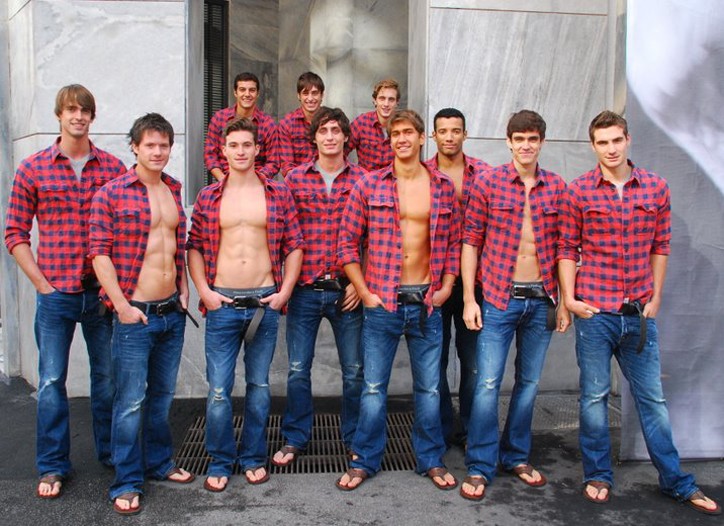 Abercrombie & Fitch models.