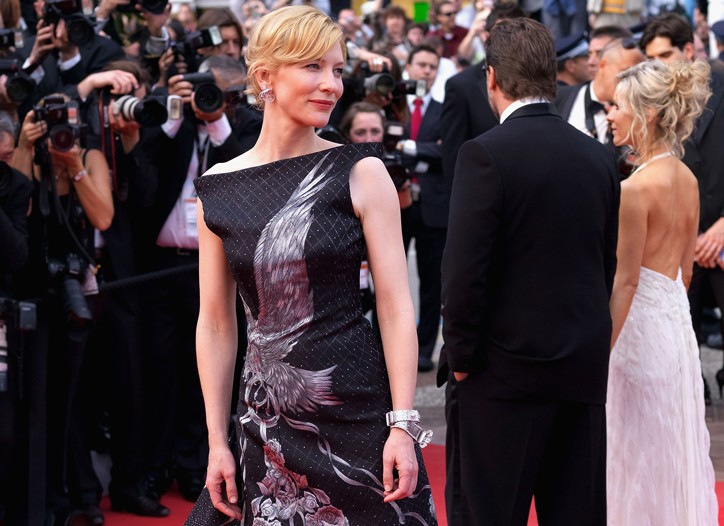 Cate Blanchett and Salma Hayek Wear Romantic Gowns Cannes