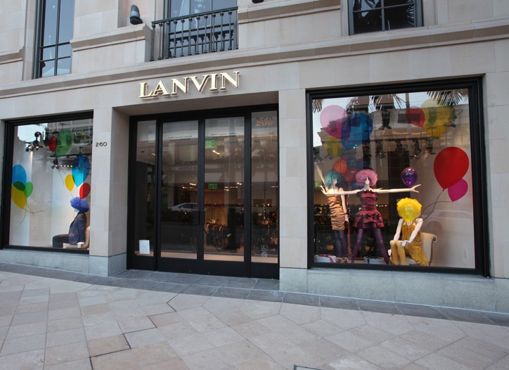 Lanvin store in Beverly Hills.
