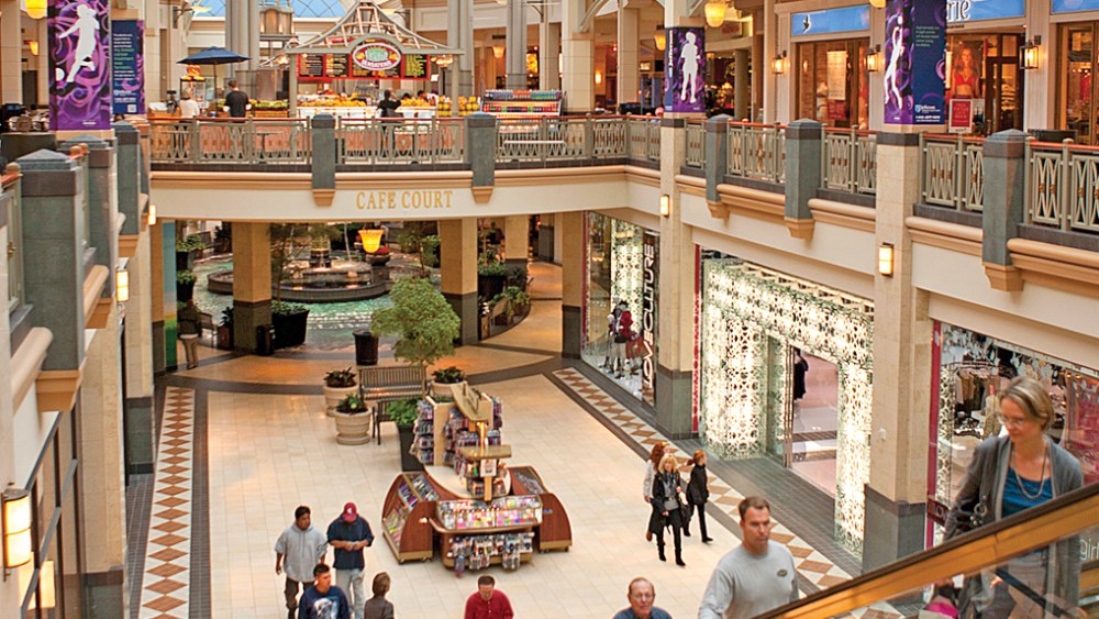 Shoppers at King of Prussia Mall in suburban Philadelphia.