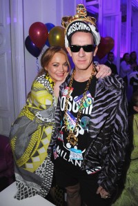 Moschino Faberge Jeremy Scott Mila Kunis