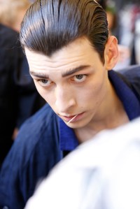 Backstage at Haider Ackermann Men's Spring 2016