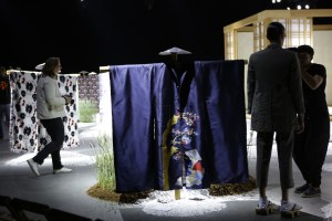 Backstage at Thom Browne Men's Spring 2016