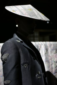Backstage at Thom Browne Men's Spring 2016