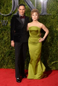 Zac Posen and Bernadette Peters at the Tony Awards