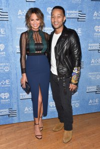 Chrissy Teigen and John Legend's Shoe Style