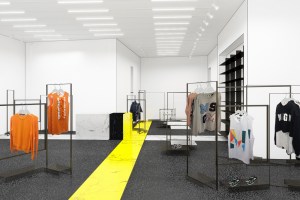 A rendering of the MSGM store in Dubai