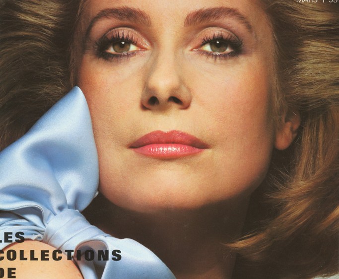 Catherine Deneuve on the cover of Vogue Paris