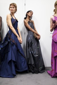 Backstage at Bottega Veneta Spring 2016