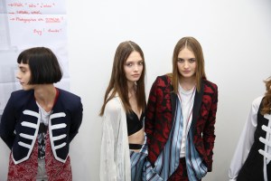 Backstage at Each x Other Spring 2016