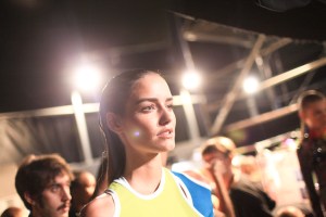 Backstage at Dsquared Spring 2016