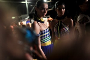 Backstage at Dsquared Spring 2016