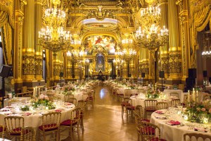 The gala dinner at Opera Garnier