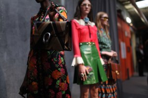 Backstage at Gucci RTW Spring 20