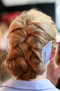Backstage at J. Mendel RTW Spring 2016
