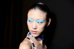Backstage at Missoni Spring 2016