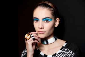 Backstage at Missoni Spring 2016