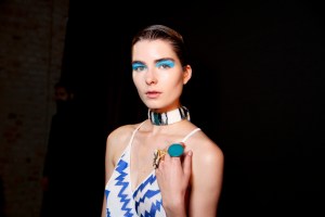 Backstage at Missoni Spring 2016
