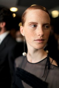 Backstage at Salvatore Ferragamo Spring 2016