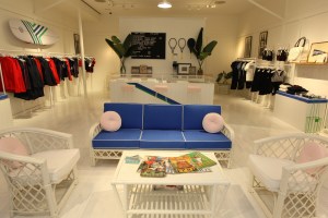 The Tory Sport pop-up shop at 257 Elizabeth Street in New York.