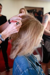 Backstage at Tory Burch RTW Spring 2016