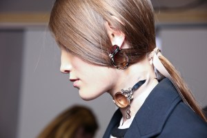Backstage at Dior Spring 2016