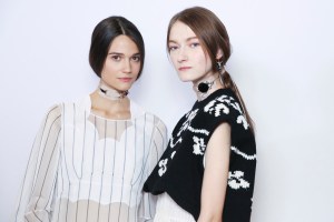 Backstage at Dior Spring 2016