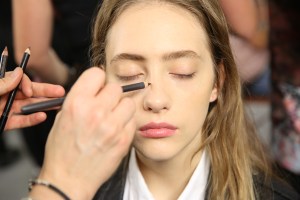 Backstage at Emanuel Ungaro Spring 2016