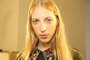 Backstage at Emanuel Ungaro Spring 2016