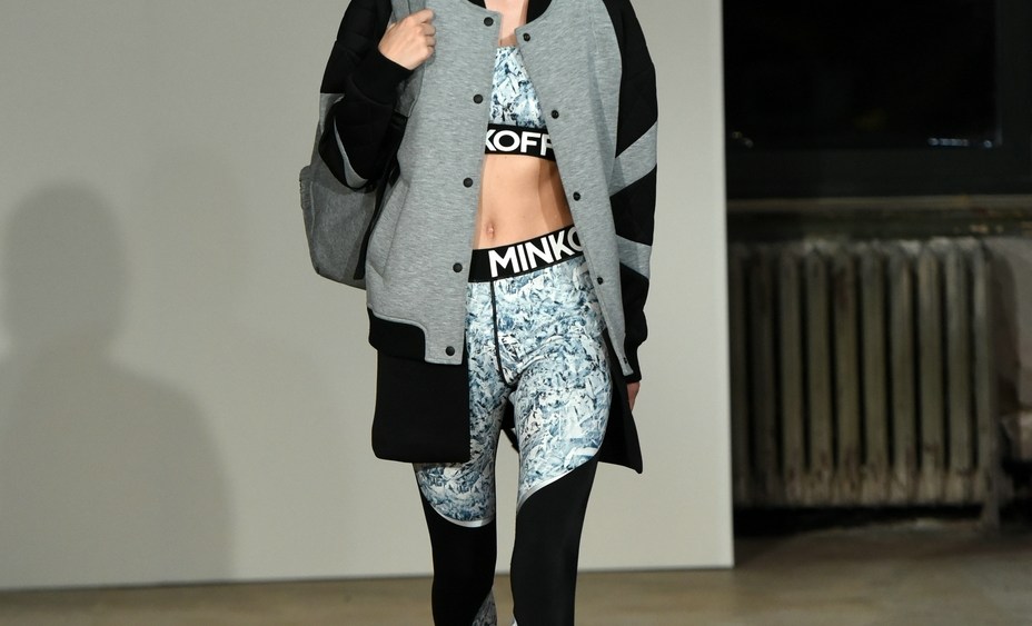 A look from Rebecca Minkoff's athleisure collection.