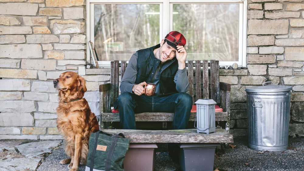 A visual from the Stormy Kromer ad campaign.