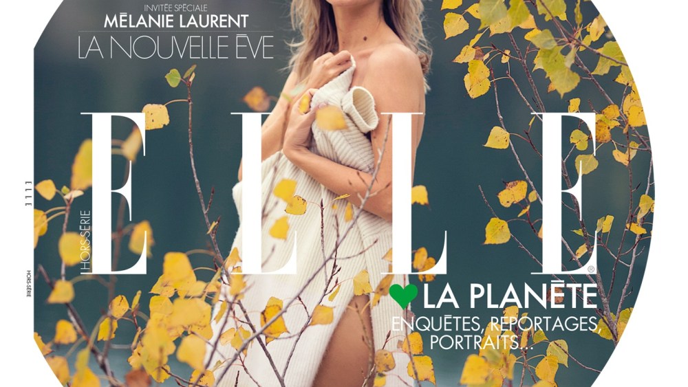 Melanie Laurent on the cover of Elle France's special issue