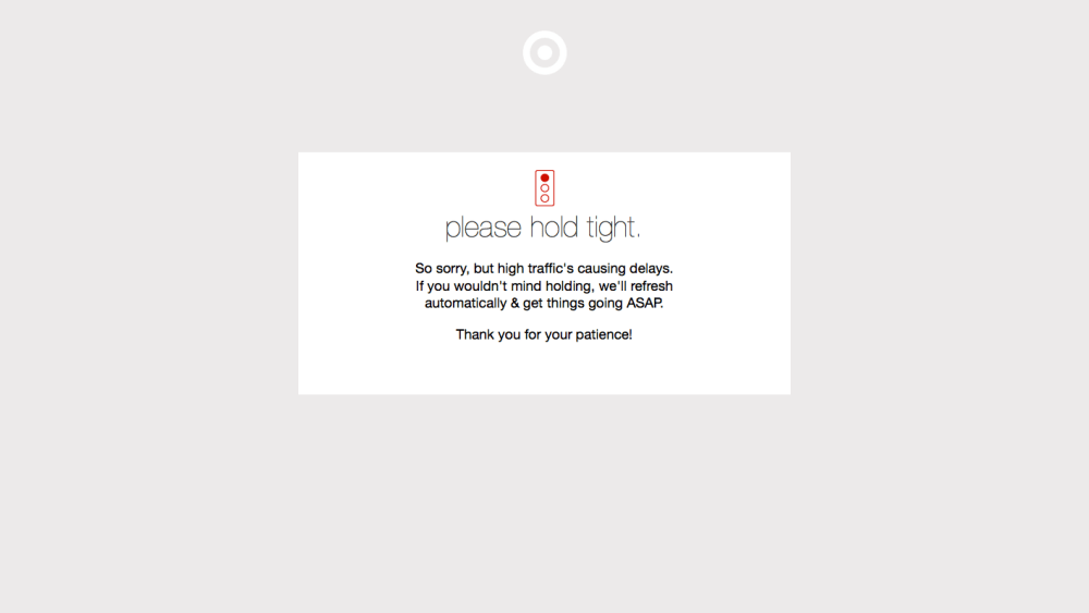 Target's Cyber Monday website