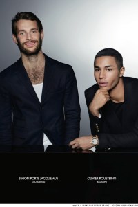 Simon Porte Jacquemus and Olivier Rousteing