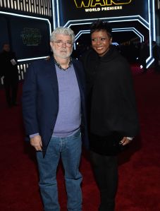 George Lucas and Mellody Hobson