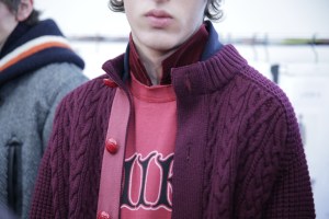 Backstage at Sacai Men's RTW 2016