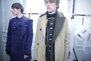 Backstage at Sacai Men's RTW 2016