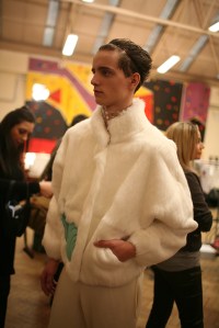 Backstage at JW Anderson Men's Fall 2016