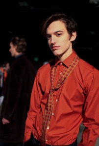 Backstage at Canali Men's Fall 2016