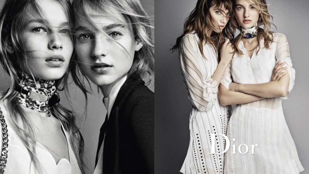 A visual from the Dior spring '16 campaign shot by Patrick Demarchelier