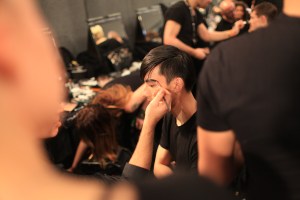 Backstage at Dsquared2 Men's Fall 2016