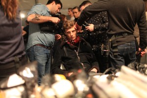 Backstage at Dsquared2 Men's Fall 2016
