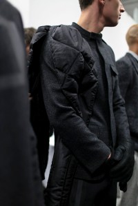 Backstage at Emporio Armani Men's Fall 2016