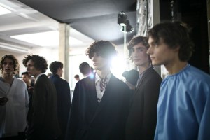 Backstage at Marni Men's Fall 2016