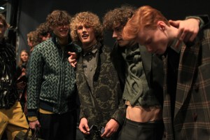 Backstage at Etro Men's Fall 2016