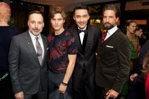 David Furnish Oliver Cheshire Hu Bing Jack Guinness