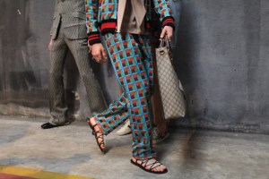 Backstage at Gucci Men's RTW Fall 2016