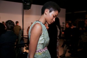 Backstage at Giambattista Valli Spring 2016 Couture