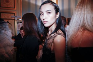 Backstage at Alexis Mabille Spring 2016 Couture