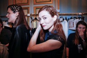Backstage at Alexis Mabille Spring 2016 Couture